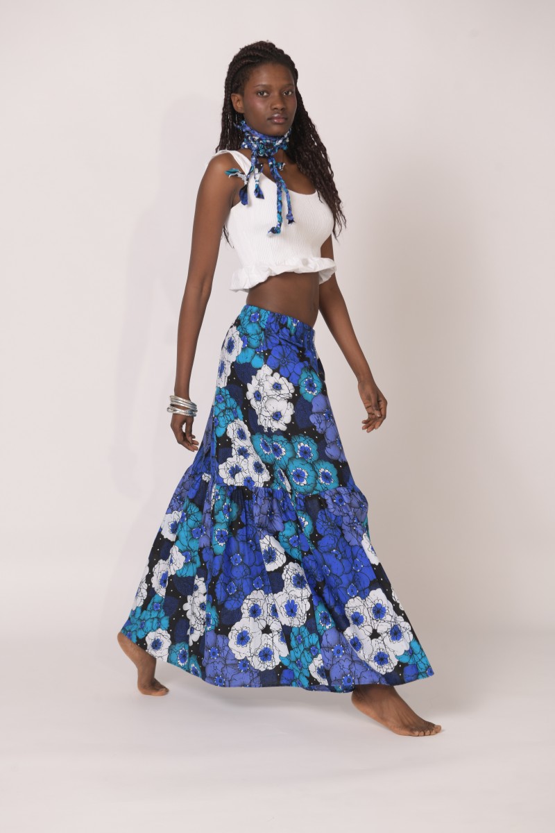 Gonna Dakar Muse - gonna artigianale in tessuto africano