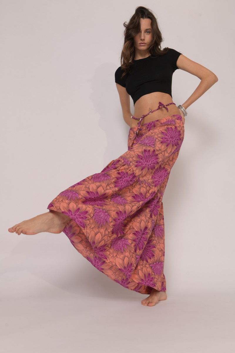 Gonna Sahara Chic - gonna artigianale in tessuto africano