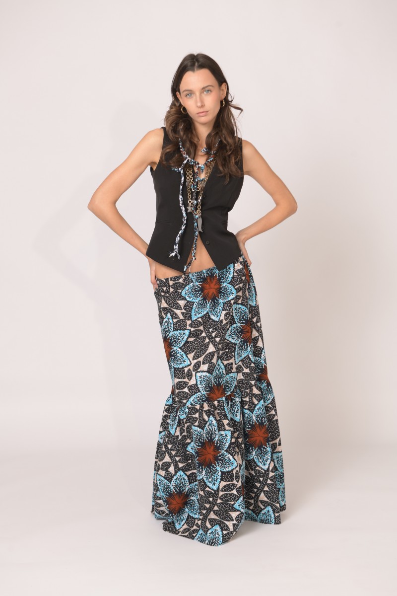 Gonna Zuri Notte - gonna artigianale wear.ginkgo